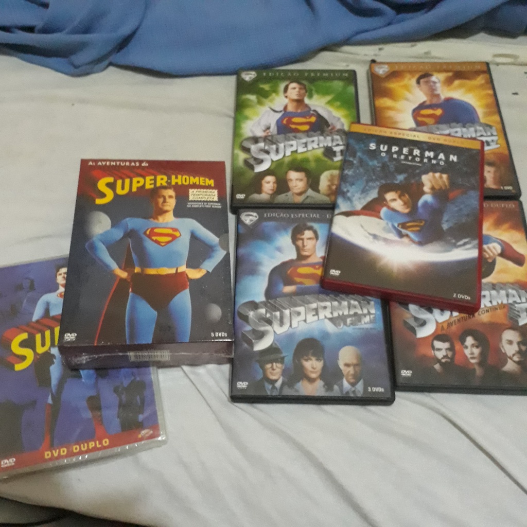 Coleção de 16 dvds Superman 1948 e 1949 + 1952 + 1978-2006