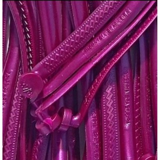 Correias de Chinelos Finas Slim Femininas VINHO PEROLADA Alça Flexível Tiras em PVC Macias Alto Brilho