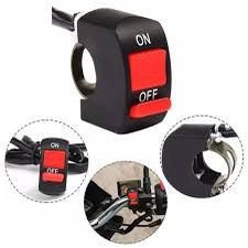 Botão On Off Tomada Interruptor Farol Auxiliar Milha Moto