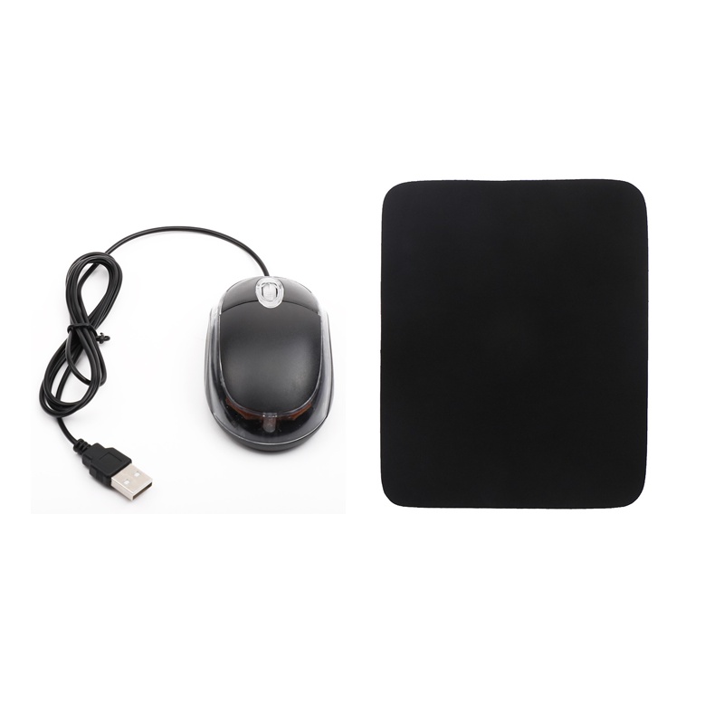 Kit Mousepad + Mouse com Fio