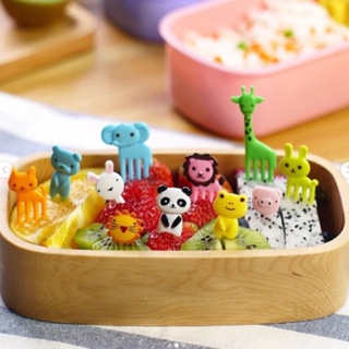 Jogo Garfinho Petisco Infantil Para Frutas Palitinho 10pçs Lancheira em Oferta na Shopee