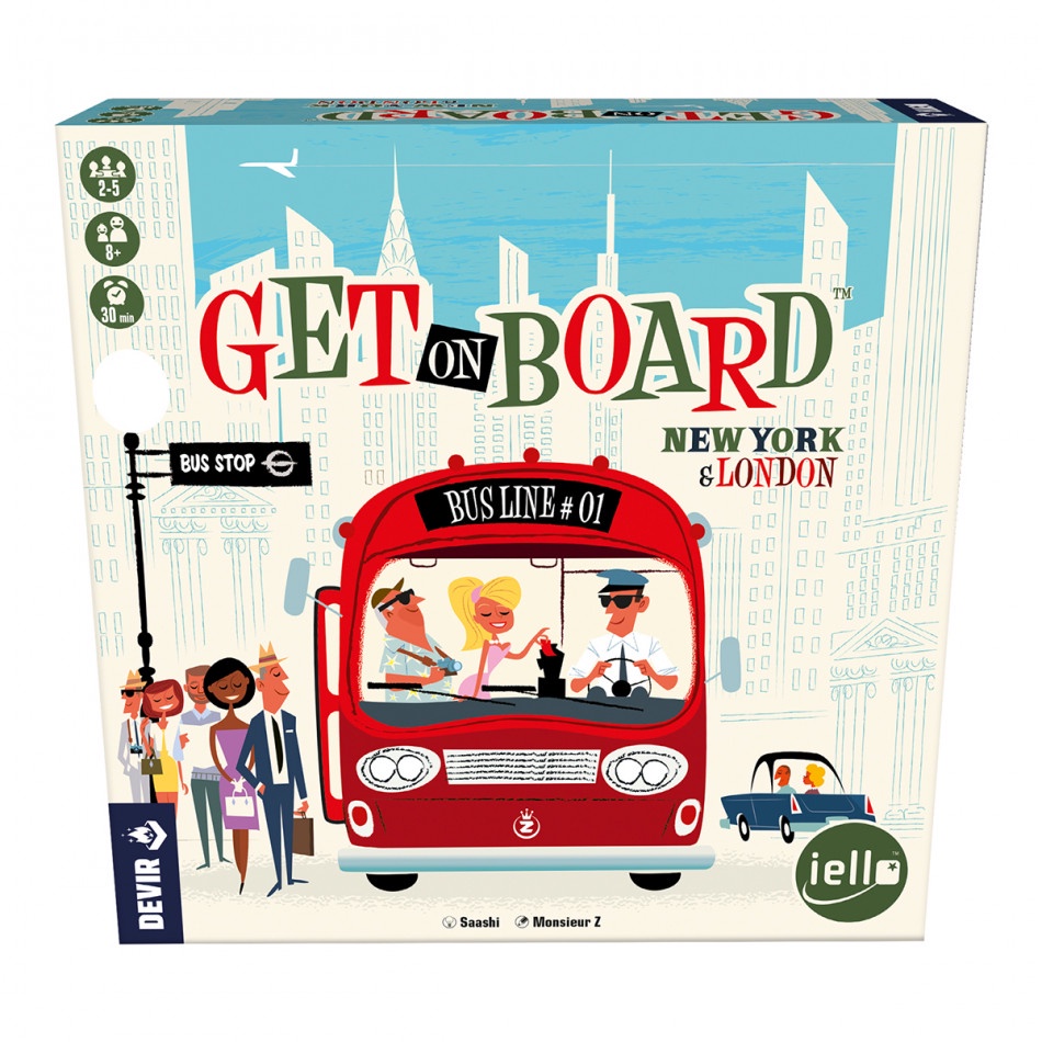 Get On Board - New York & London | Devir - Jogo Em Português