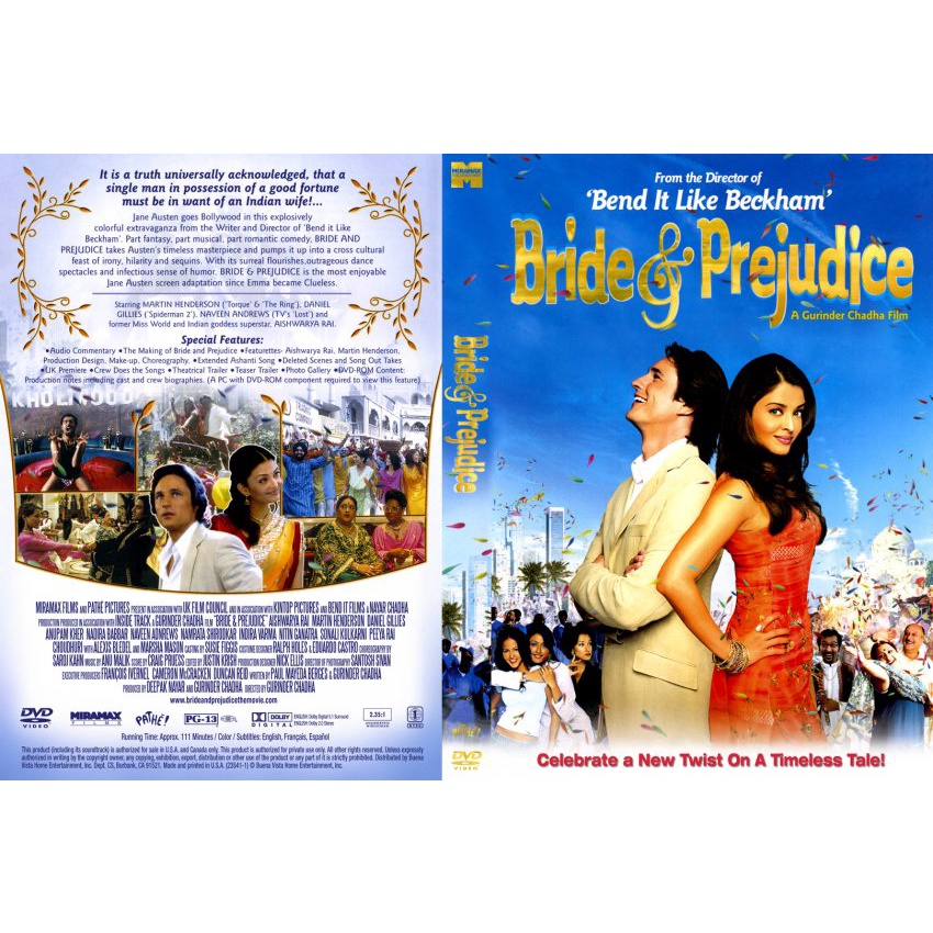 Noiva e Preconceito / Bride & Prejudice  - 2004 Leg. DVD - Disp. Formato Digital "Zap" 13 997814021