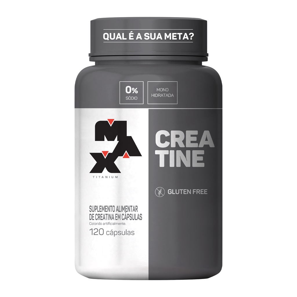 Creatina 120 Cápsulas Max Titanium (Creatine Monohidratada)