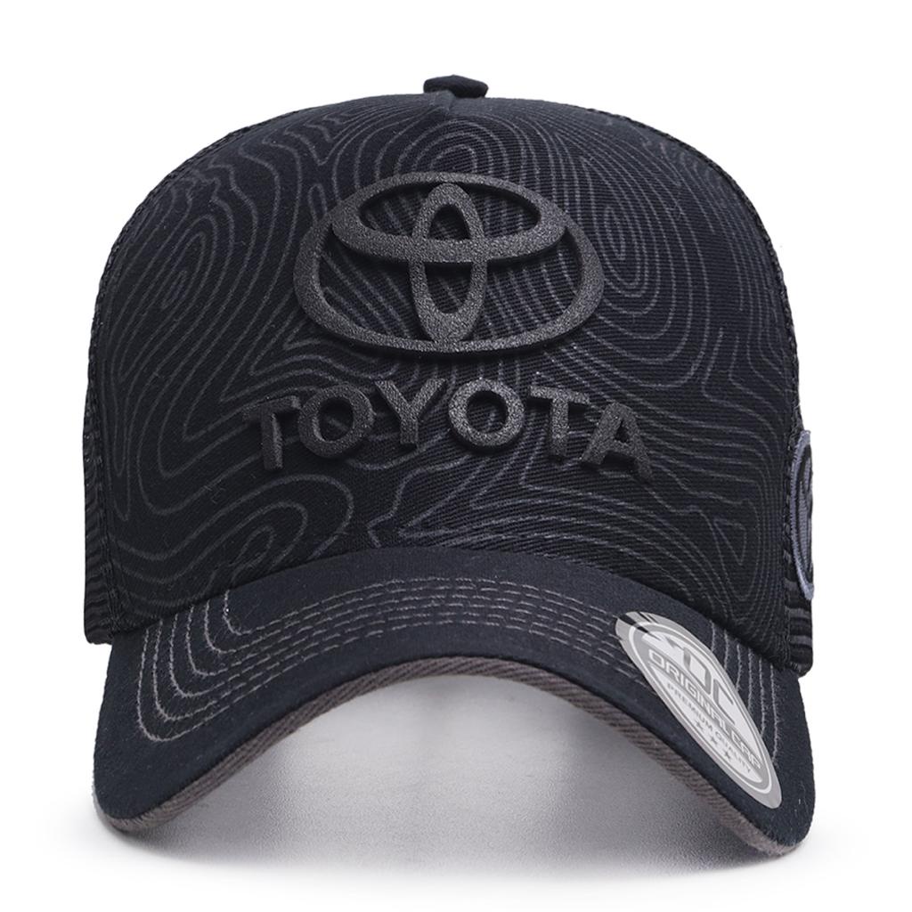 Boné Toyota Modelo carro Trucker Unissex Aba Curva Snapback em Oferta na Shopee