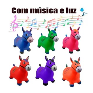 (Cavalinho Upa Upa) Com Música E Luz - Pocotó Borracha - Brinquedo Pula Pula PRONTA ENTREGA alicpresents