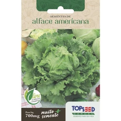 Sementes de Alface Americana Topseed Garden