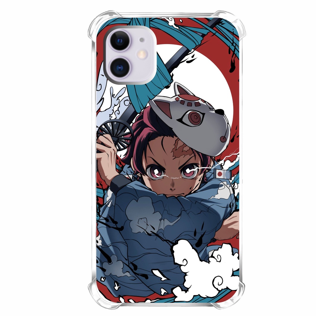 Capinha Anti Impacto iPhone 11 - Anime Demon Slayer Tanjiro Kamado