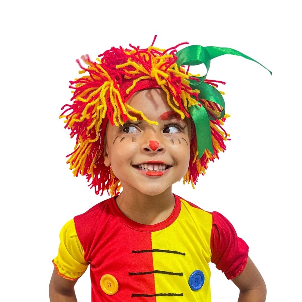 Peruca Emília Infantil Juvenil Adulto