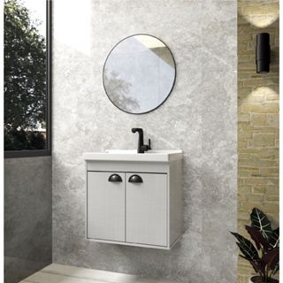 Gabinete Banheiro Armario Cuba Pia 100% Mdf  - Siena 50 cm em Oferta na Shopee