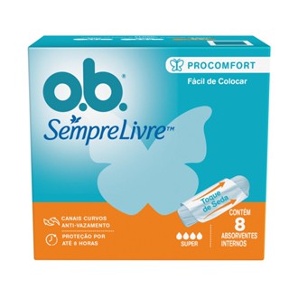 Absorvente Interno O.B. Procomfort Super 8 Unidades