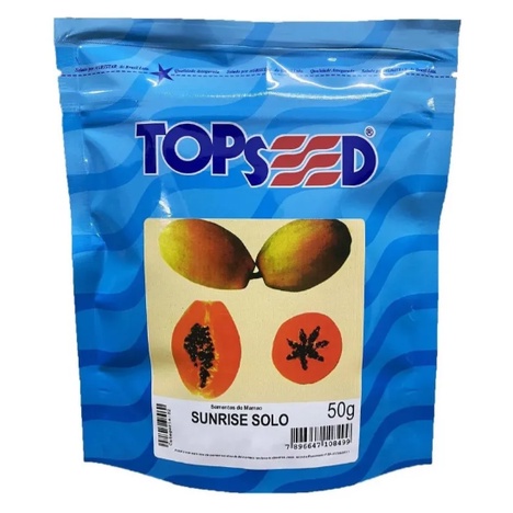 Semente De Mamão Formosa Sunrise havai Solo Topseed Sementes 50 Gramas
