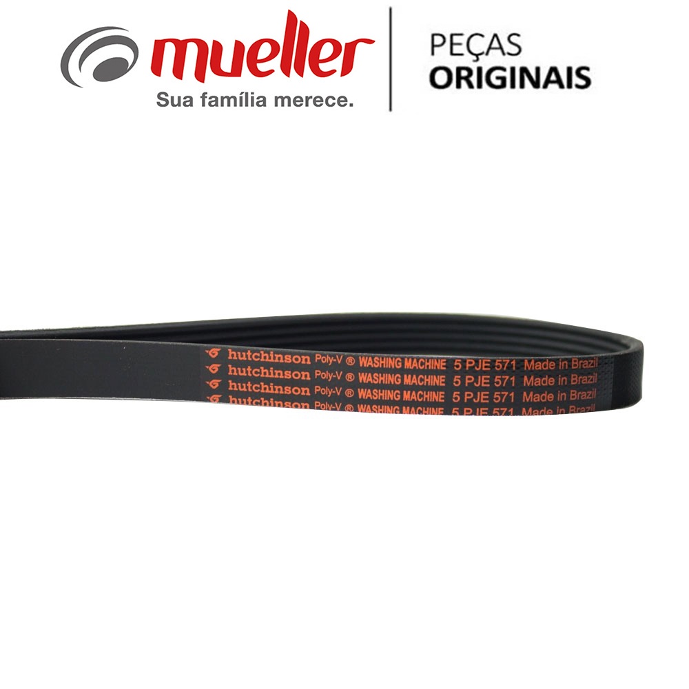 Correia Original 5 PJE 571 Lavadora Mueller Energy/Popmatic 8kg