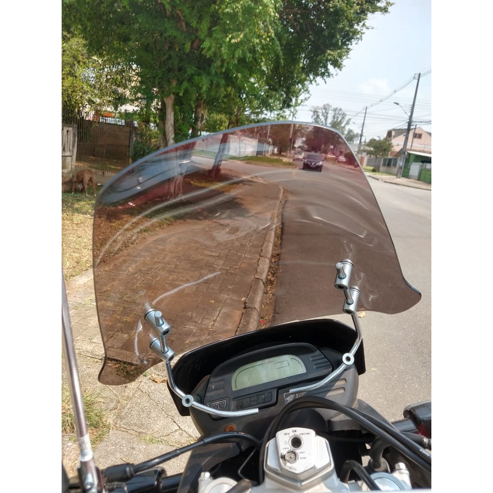 Bolha para-brisa Honda XRE 300/190 ferragem especifica
