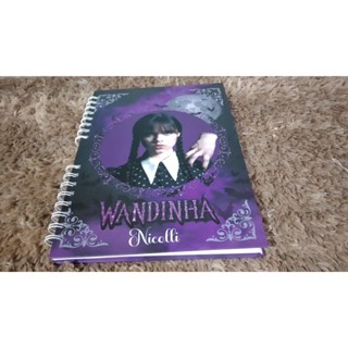 Caderno Personalizado Wandinha 96 folhas