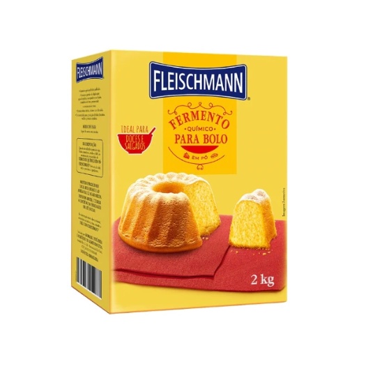 FERMENTO QUÍMICO EM PÓ FLEISCHMANN 2KG