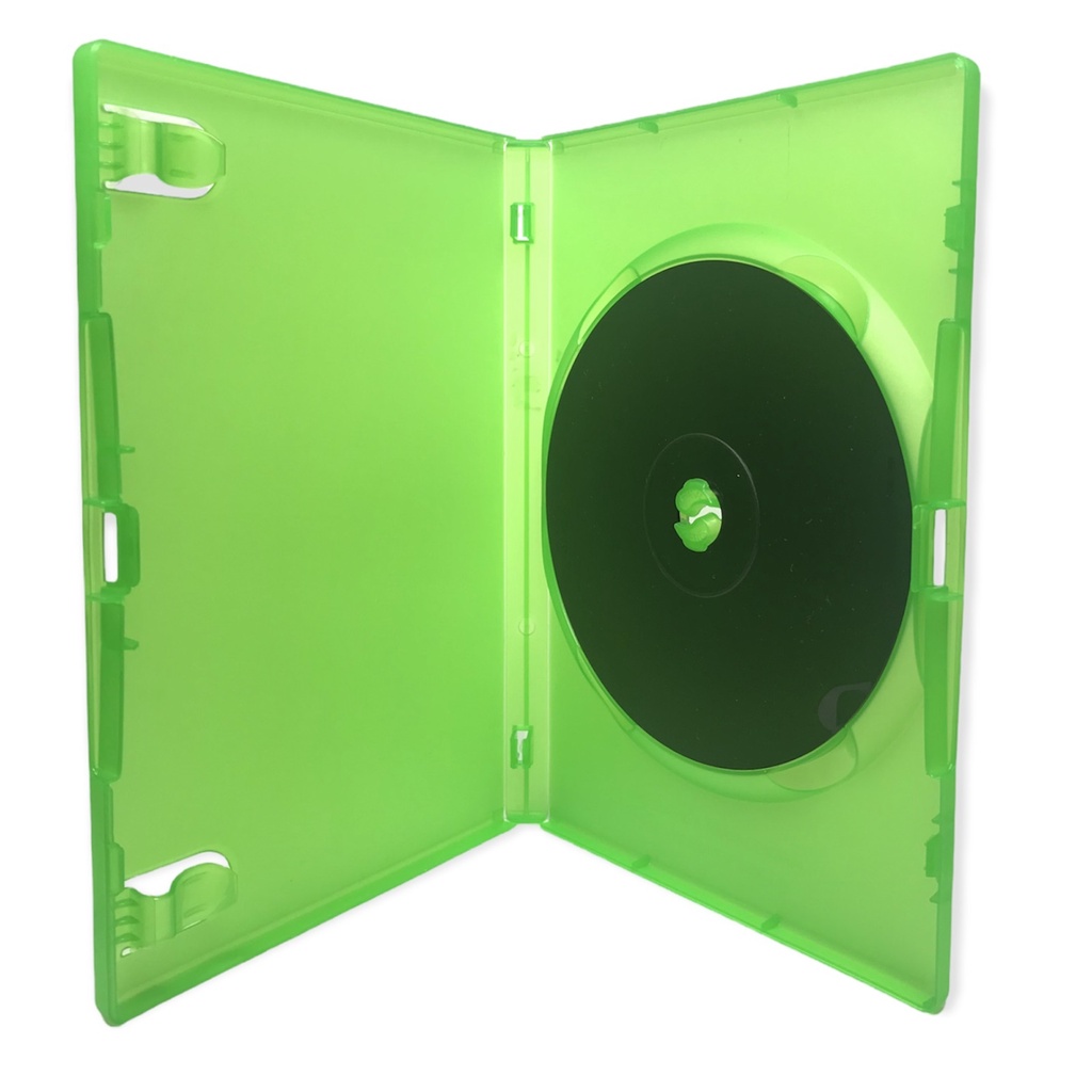Kit C/ 10 Unidades - Estojo/box Dvd Amaray Verde — imagem 2 de 2