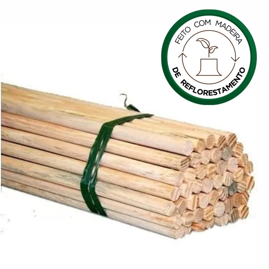 Cabo De Madeira Para Banner 0,75m X 16mm - 5/8 - 25 Unidades