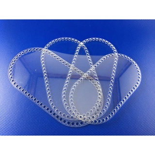 BASE CROCHÊ ACRILICA OVAL - MATEIRA BOLSA CESTOS. em Oferta na Shopee