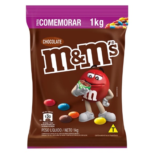M&MS Chocolate 1kg Masterfoods Shopee Brasil