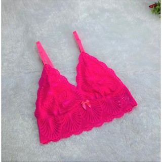 Sutiã Neon Sem Bojo Em Renda Soutien Sutian Top Cropped neon Ref 711NEON