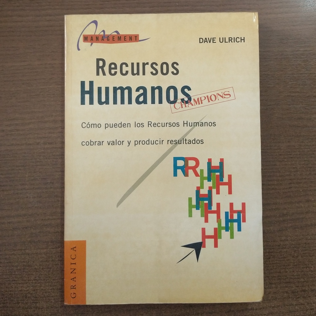 Livro Recursos Humanos Champions - Dave Ulrich (Edição em Espanhol)