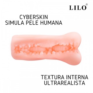Masturbador Masculino Vagina /Anal / Boca em CyberSkin com Texturas Internas sex shop