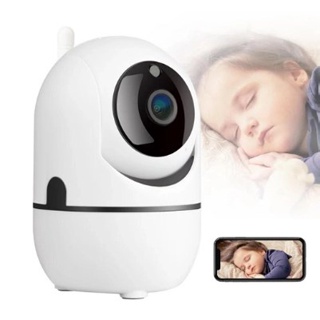 Camera Ip Wifi Giratória Estilo Babá Eletrônica Com Visão Noturna monitoramento Bebê Animal De Estimação Idoso em Oferta na Shopee