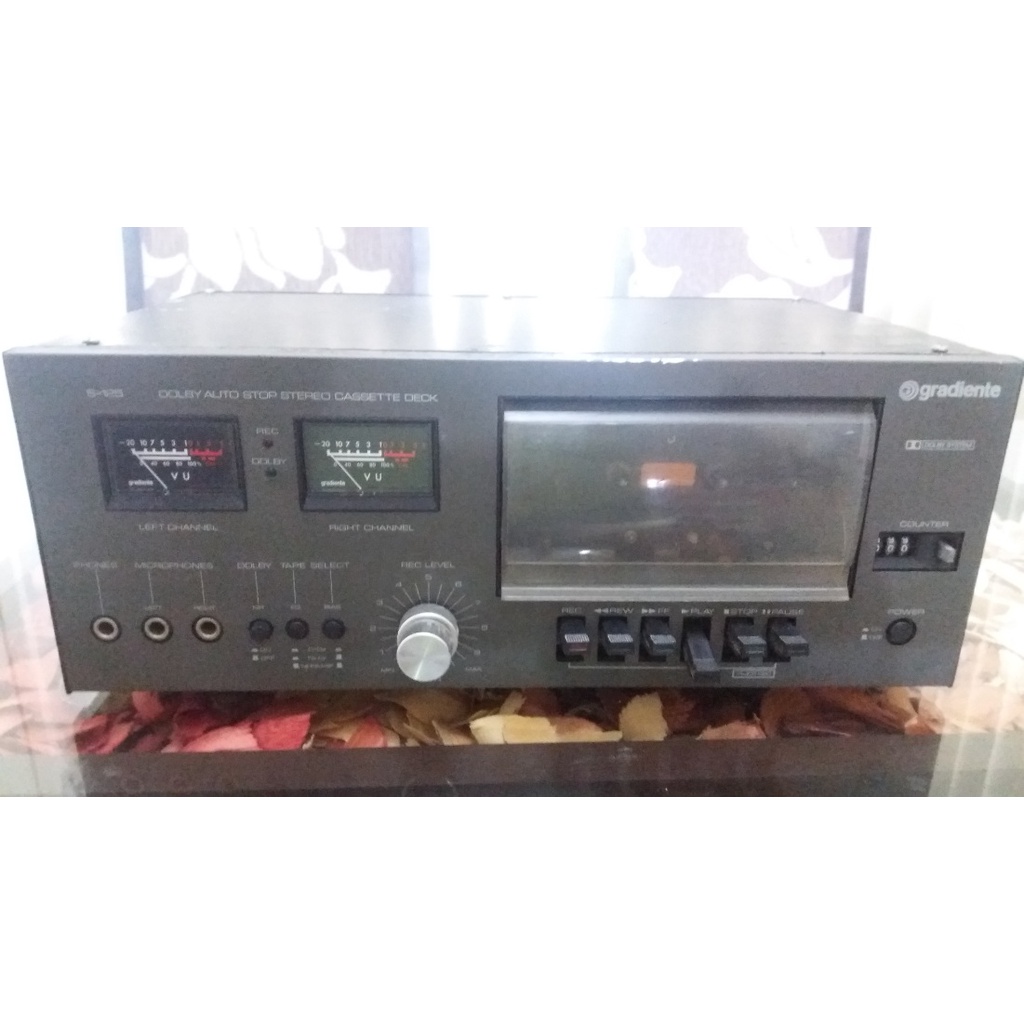 TAPE DECK GRADIENTE S125 C/ DOLBY RARIDADE P/ COLECIONADORES