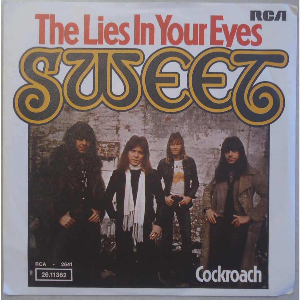 Sweet 1976 The Lies In Your Eyes, Vinil Compacto 7 Importado