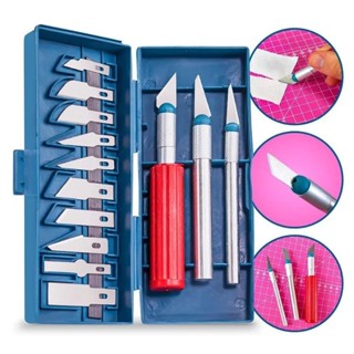 Kit Estilete de Precisão 13 lâminas Lanmax