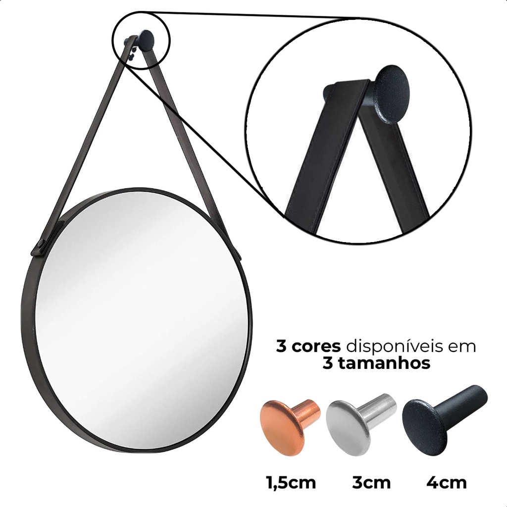 Pino Adnet Pendurador Gancho Para Espelho Pino Metal 1,5cm 3cm e 4cm + Bucha e Parafuso Diversas Cores