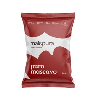 Pipoca Artesanal Sabor Puro Mascavo Mais Pura 100 G