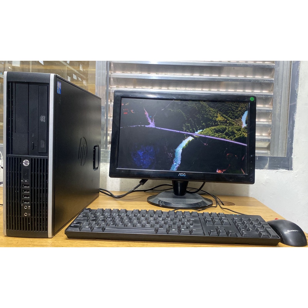 Kit computador Hp Core I3 3ªGeração 4gb ddr3 hd160gb ou ssd 120gb Wi-Fi Monitor 19 Teclado Mouse