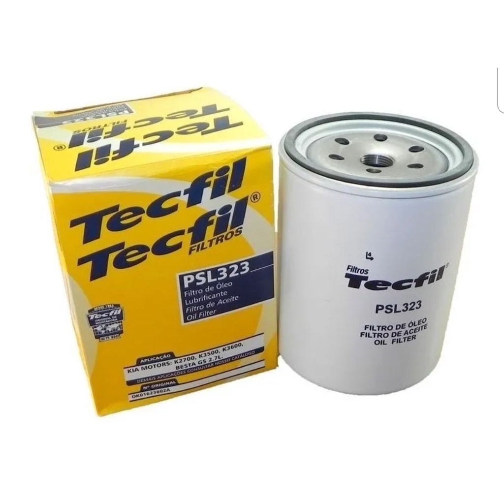 FILTRO DE ÓLEO TECFIL PSL323 BESTA, K2700, MIGHTY, CANTER em Oferta na Shopee