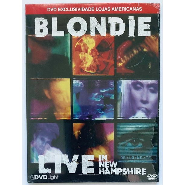Dvd Blondie - Live In New Hampshire - Lacrado e Original. (RARIDADE) dvd light.