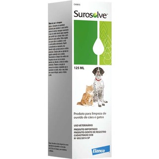 Surosolve 125ml Líquido para Limpeza de Ouvidos Elanco em Oferta na Shopee