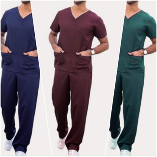 Conjunto Pijama Cirúrgico Masculino em tecido gabardine