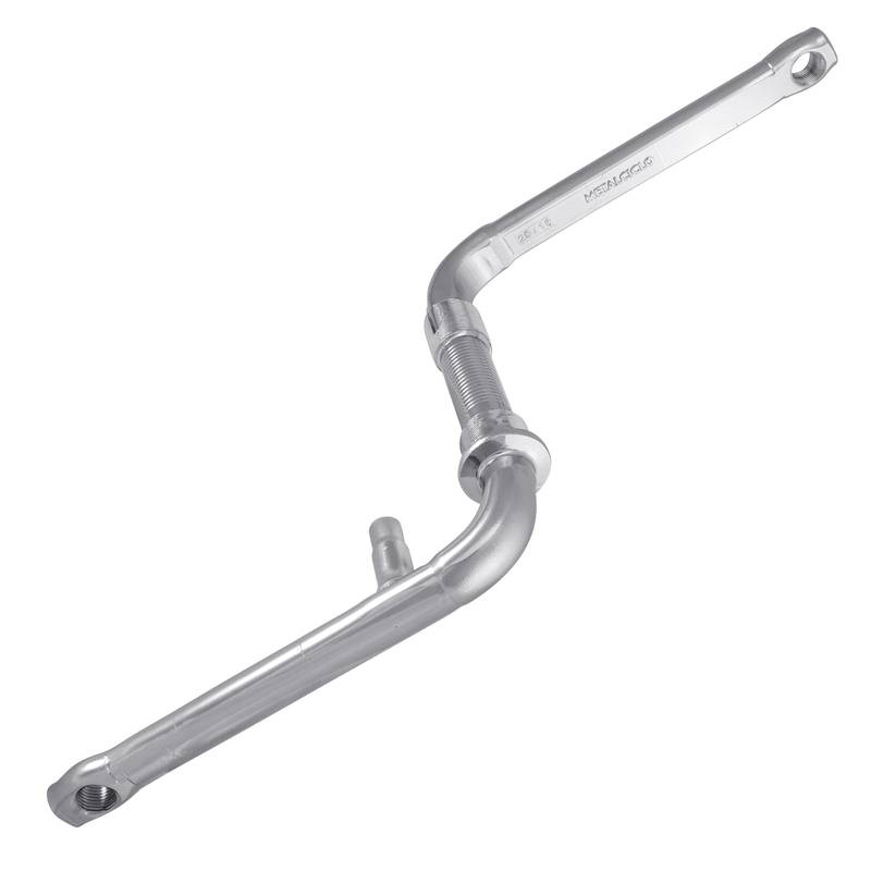 Pedivela para bicicleta 165mm monobloco aro 26 24 20 16 mtb, caloi, monark, barra circular