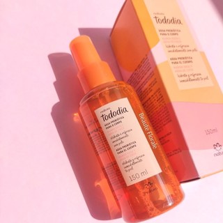 NATURA Tododia água prebiótica para o corpo manga rosa e água de coco - 150 ml