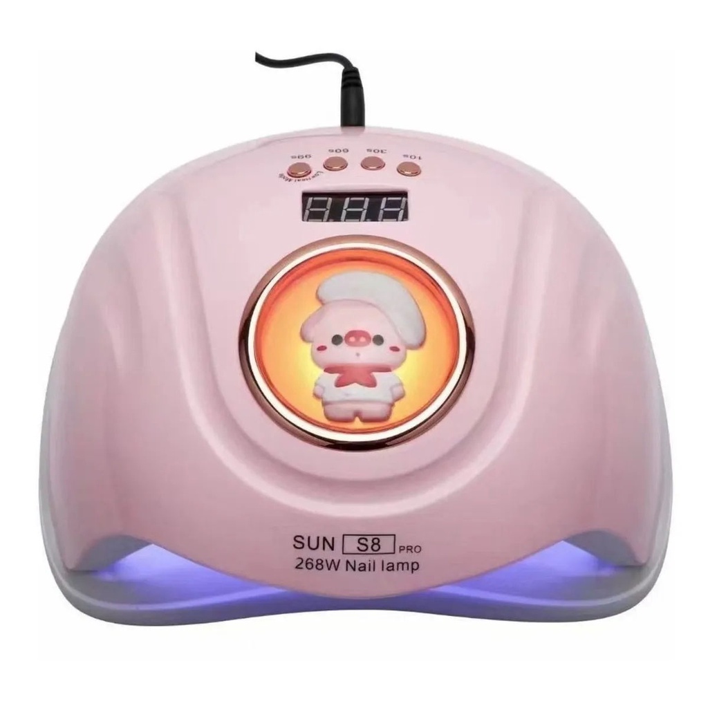 Cabine Sun S8 Profissional 268w P/ Unhas De Gel Led Uv Bichinho