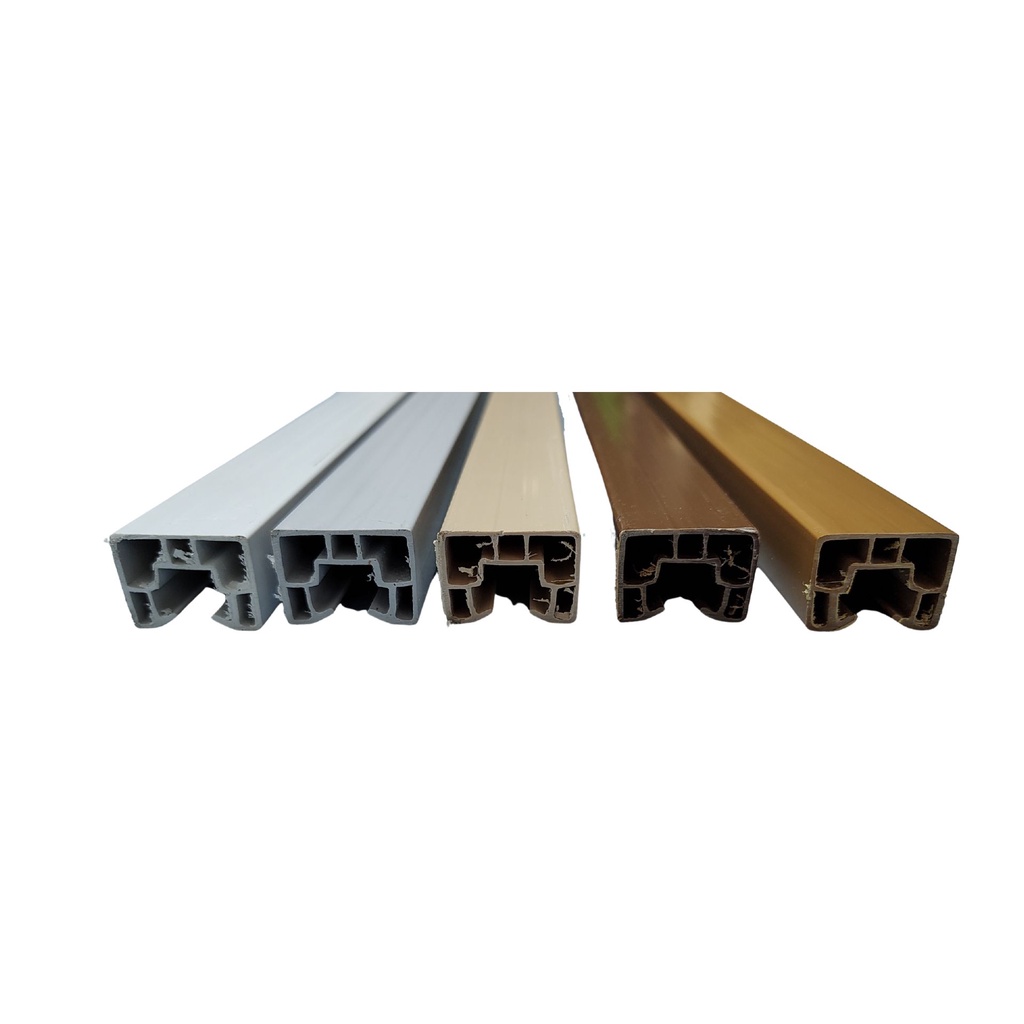 Guia / Trilho / Superior da porta sanfonada BCF Cinza 72cm (Conferir medida do vão antes de comprar)