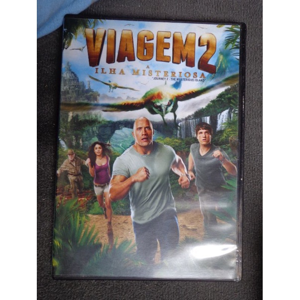 viagem 2 a ilha misteriosa DVD usado