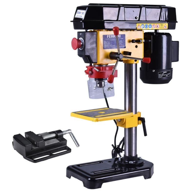 Furadeira De Bancada 1/2 Fg-13cm Morsa Ferrari + Paquímetro em Oferta na Shopee