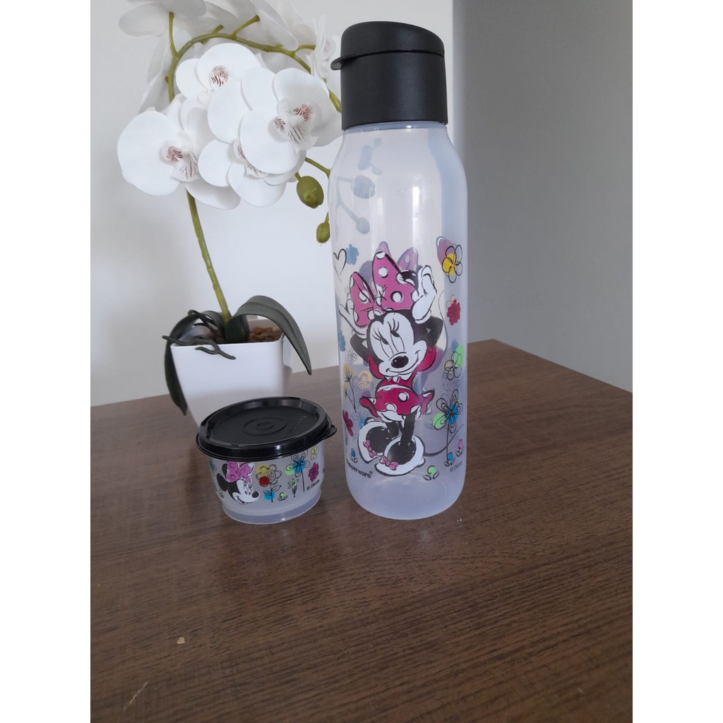 Kit Minnie Primavera - Potinho + Eco 750ml Marca Tupperware®