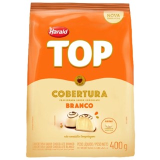 Cobertura De Chocolate Branco Top Gotas 400g - Harald