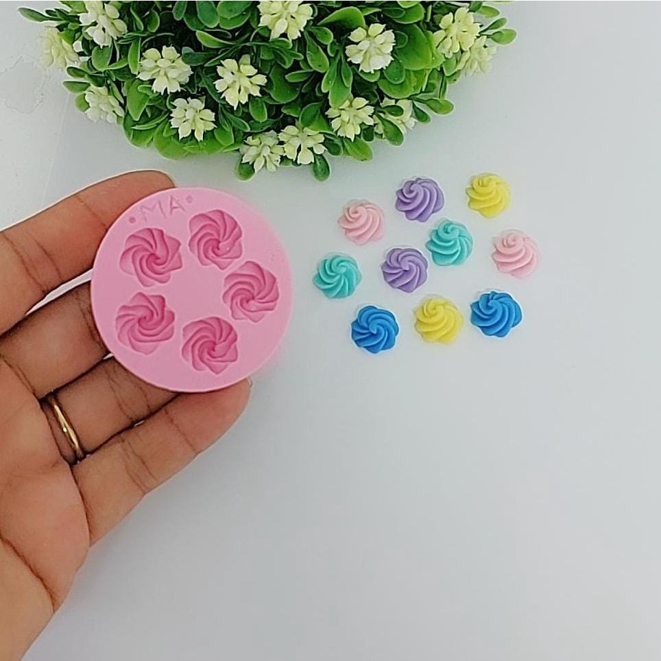 Molde de Silicone Mini Suspiros - MA1088 em Oferta na Shopee
