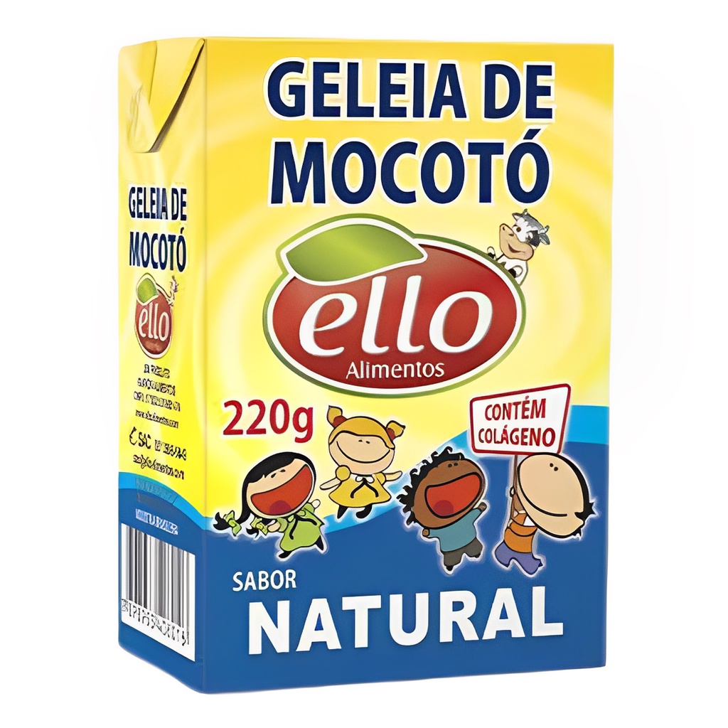 GELEIA DE MOCOTÓ ELLO SABOR NATURAL 220G - Escorrega o Preço