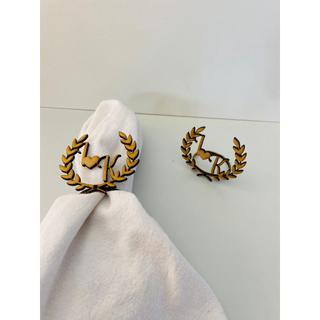 porta guardanapo mdf 3mm dourado