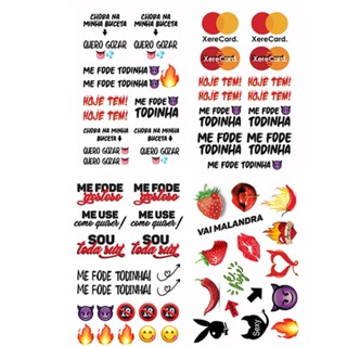 Tatuagem Temporárias Íntima Sexy Depilação SEX SHOP